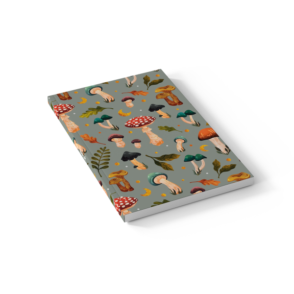 Mushroom Garden Classic Layflat Journal Notebook