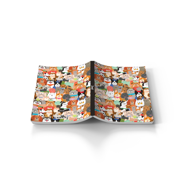 Dog & Puppy Love Classic Layflat Notebook Journal