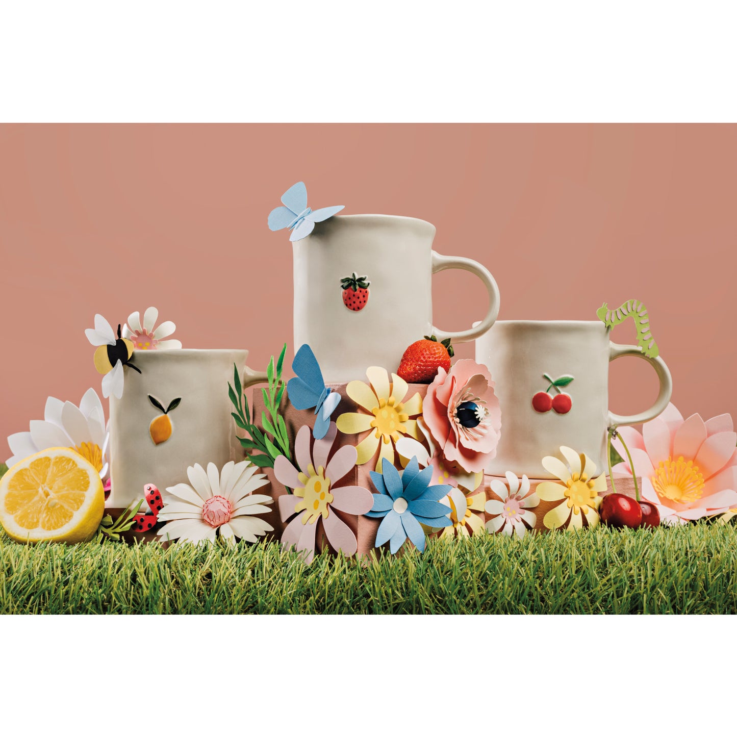 Lemon Embossed Mug