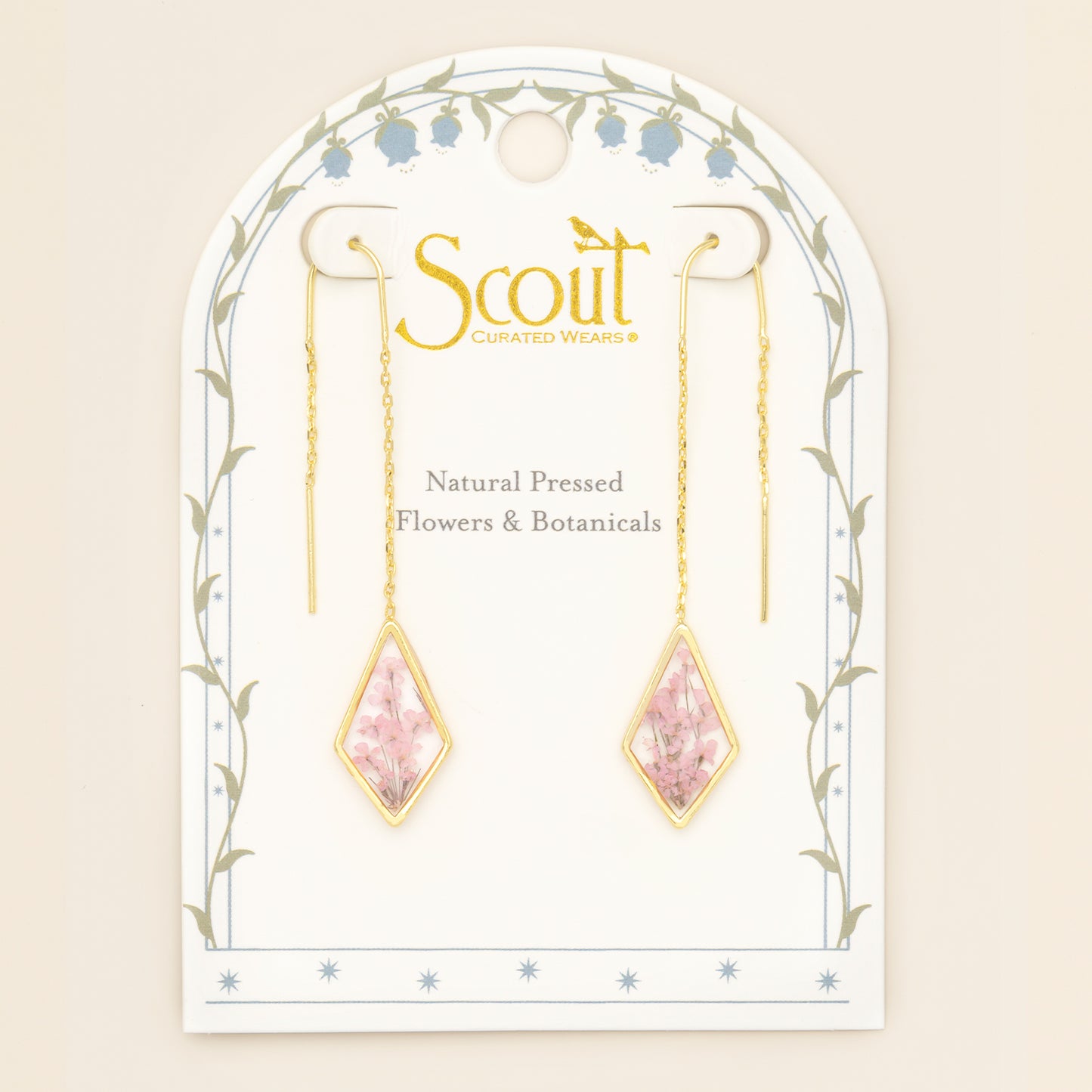 Pink Lace Pressed Flower Threader