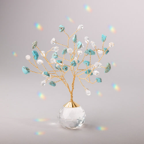 Turquoise - Tree of Life Sun Catcher
