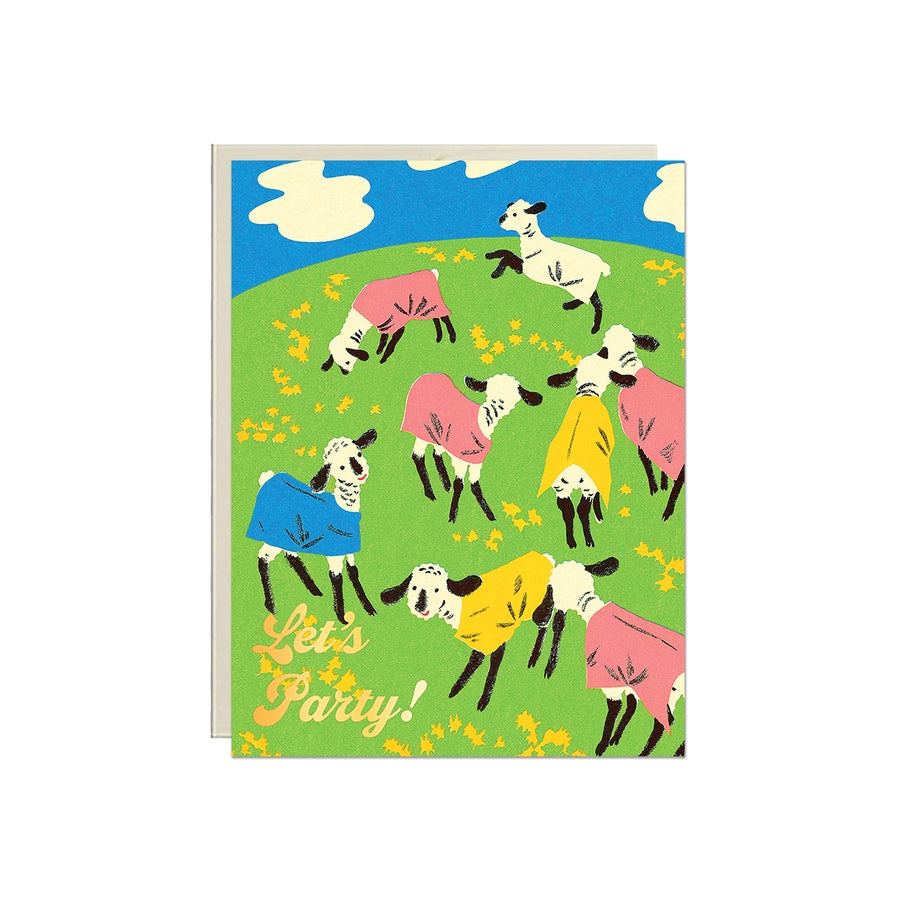 Let's Party (Sheep) Birthday Card