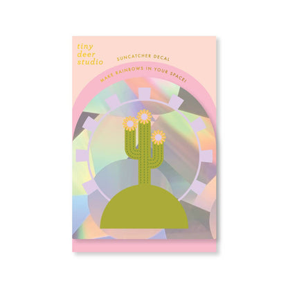 Cactus Sun - Sun Catcher Decal