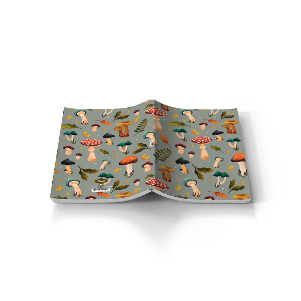 Mushroom Garden Classic Layflat Journal Notebook