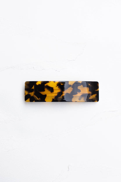 Rectangular Glossy Hair Barrettes