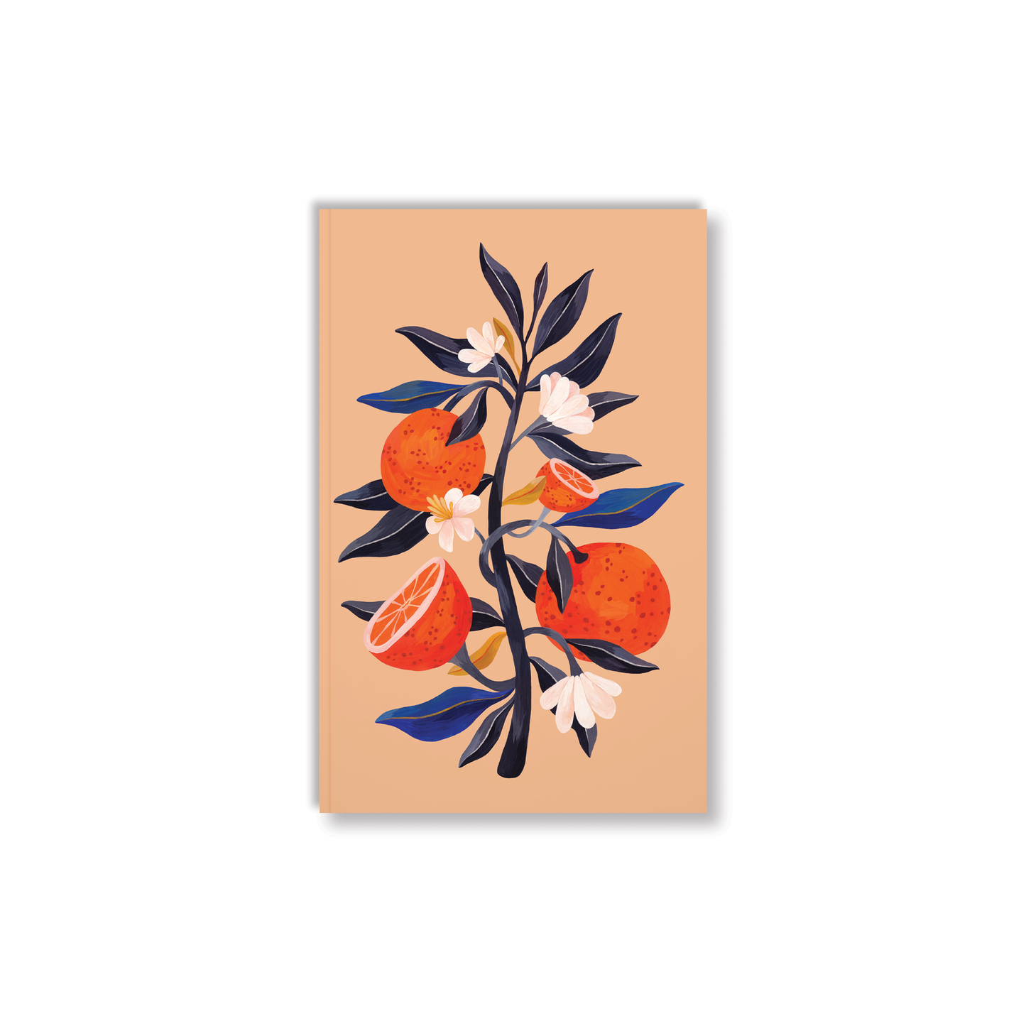 Orange Tree Soft Touch Layflat Notebook