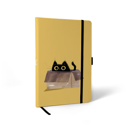 Black Cats Hardbound Layflat Notebook Journal