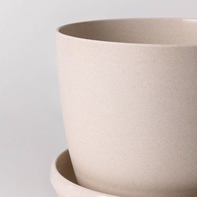 5" Planter : Coffee Bean Husk
