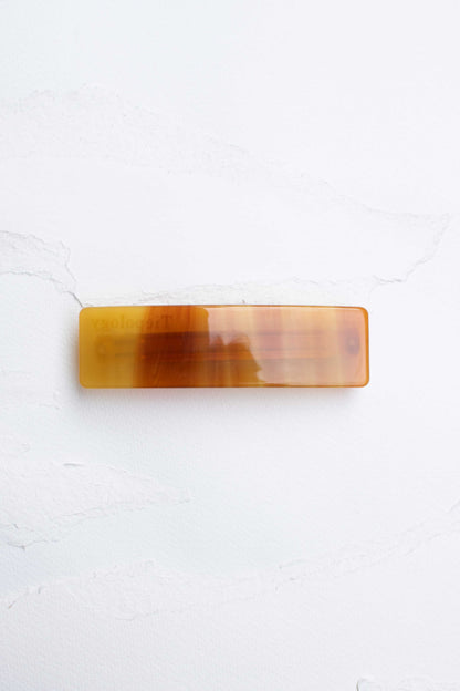 Rectangular Glossy Hair Barrettes