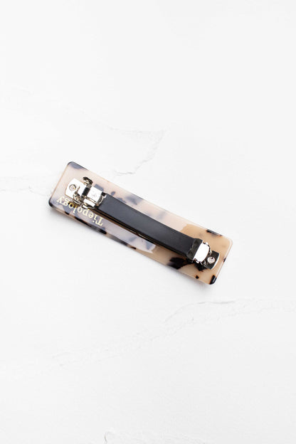 Rectangular Glossy Hair Barrettes