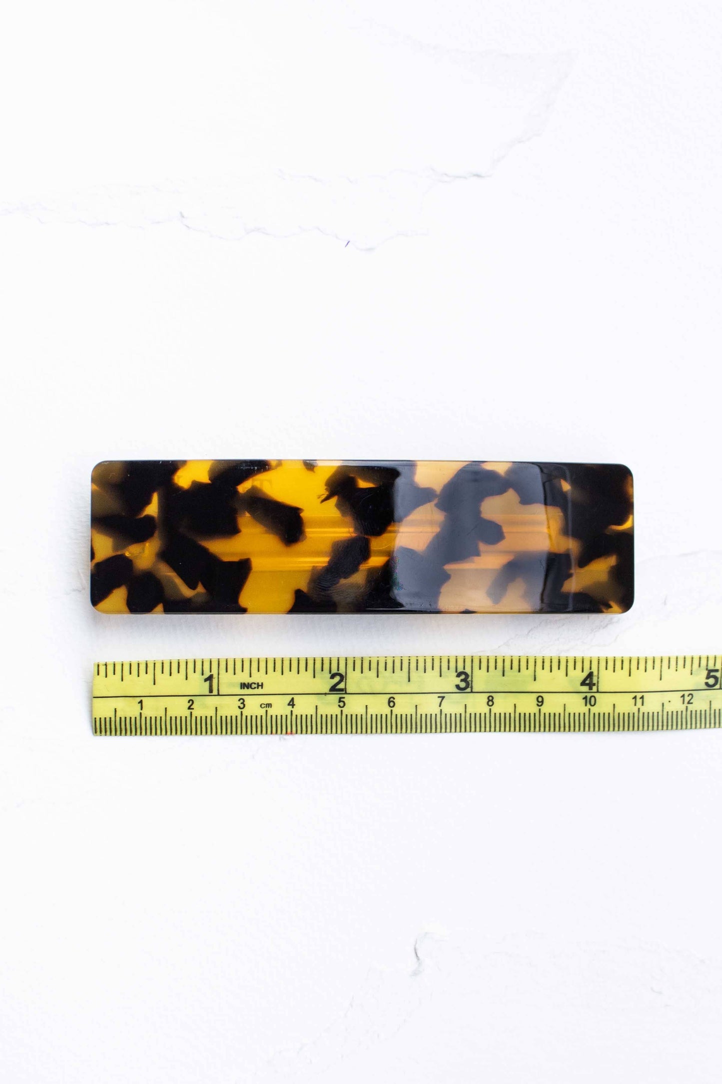 Rectangular Glossy Hair Barrettes