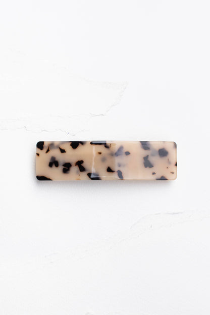 Rectangular Glossy Hair Barrettes