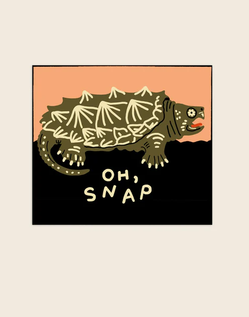 Oh Snap Vinyl Sticker
