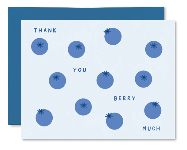 Thank You Berry Much Card