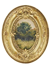 Mini Framed Art Magnets - Gold