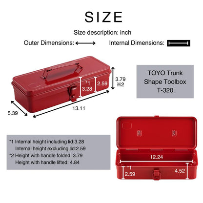 T-320 Trunk Shape Toolbox - Red