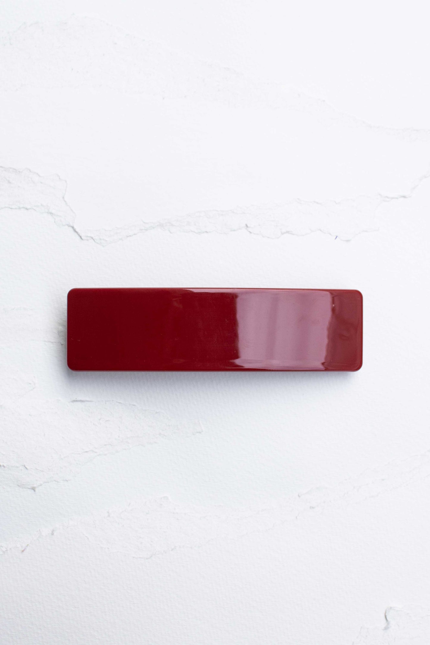 Rectangular Glossy Hair Barrettes