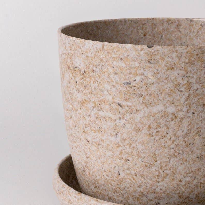 5" Planter : Coffee Bean Husk