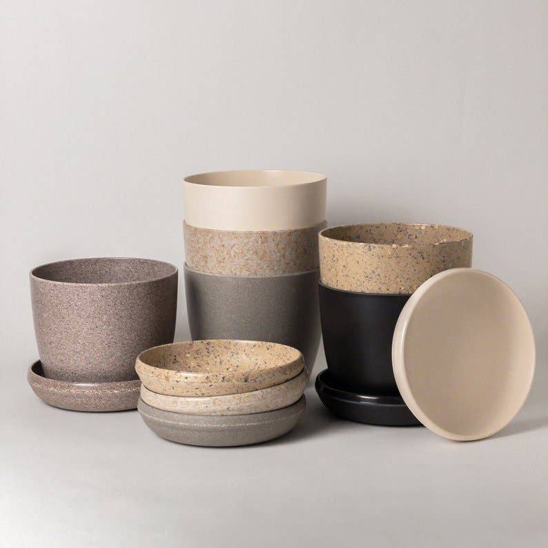 5" Planter : Coffee Bean Husk