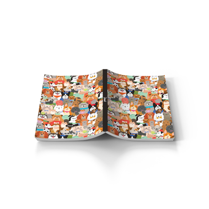Dog & Puppy Love Classic Layflat Notebook Journal
