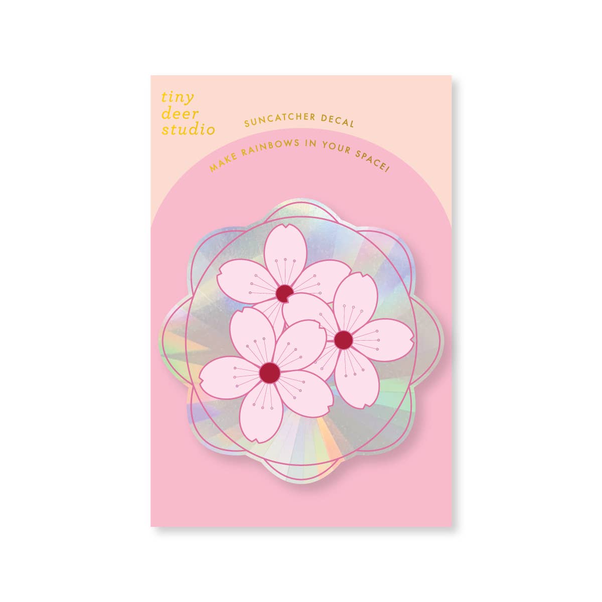 Cherry Blossoms - Sun Catcher Decal