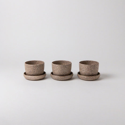 3" Mini Planters : Nut husk