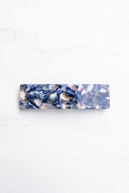 Rectangular Glossy Hair Barrettes