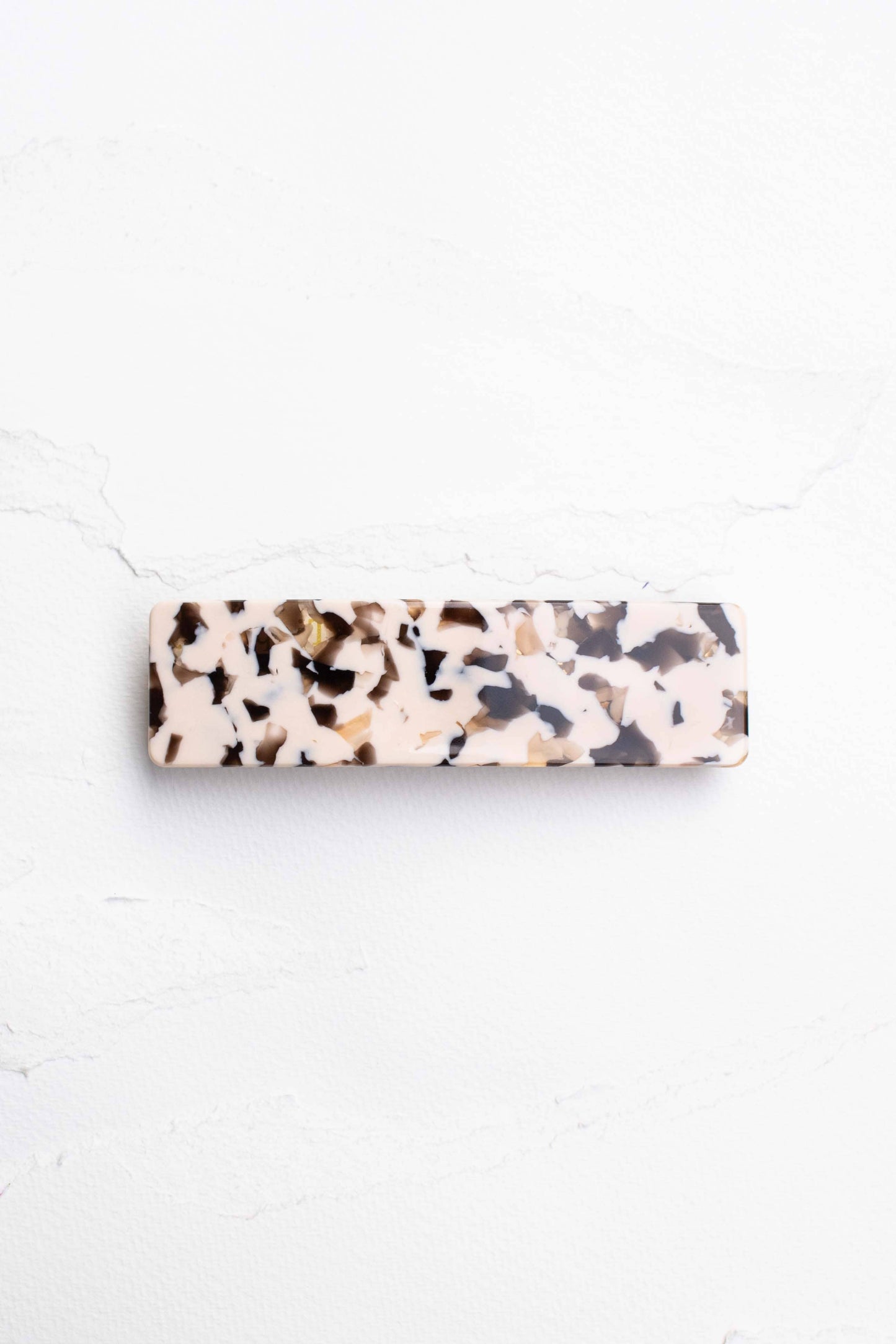 Rectangular Glossy Hair Barrettes
