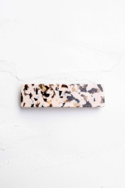 Rectangular Glossy Hair Barrettes