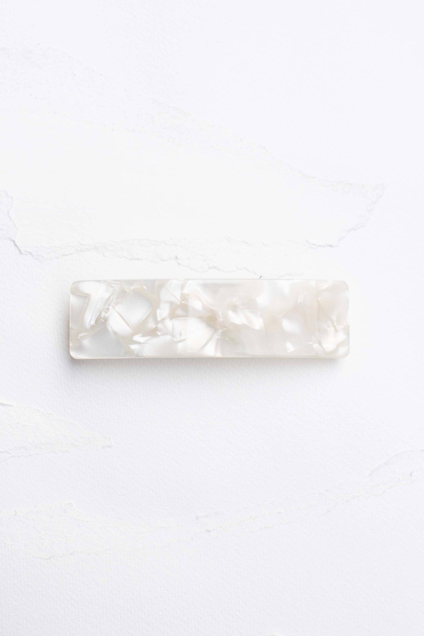 Rectangular Glossy Hair Barrettes