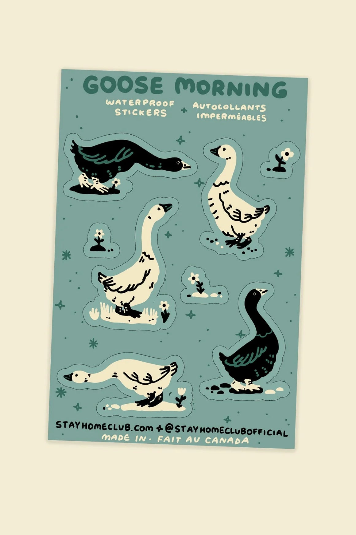 Goose Gap Filler Sticker Sheet