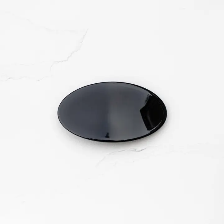 Oval Glossy Hair Barrettes