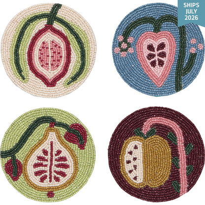 Pome - Beaded Coasters