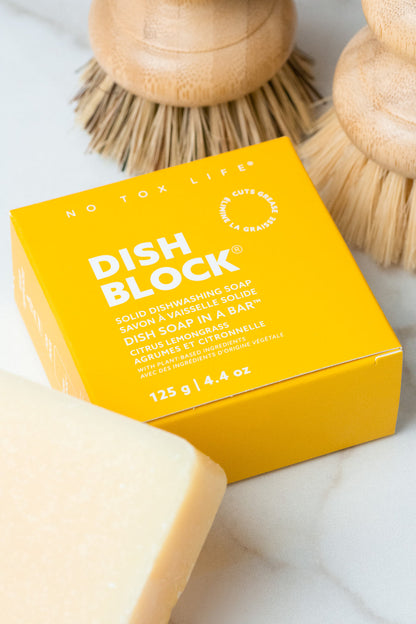 Lemon Dish Washing Block - No Tox Life