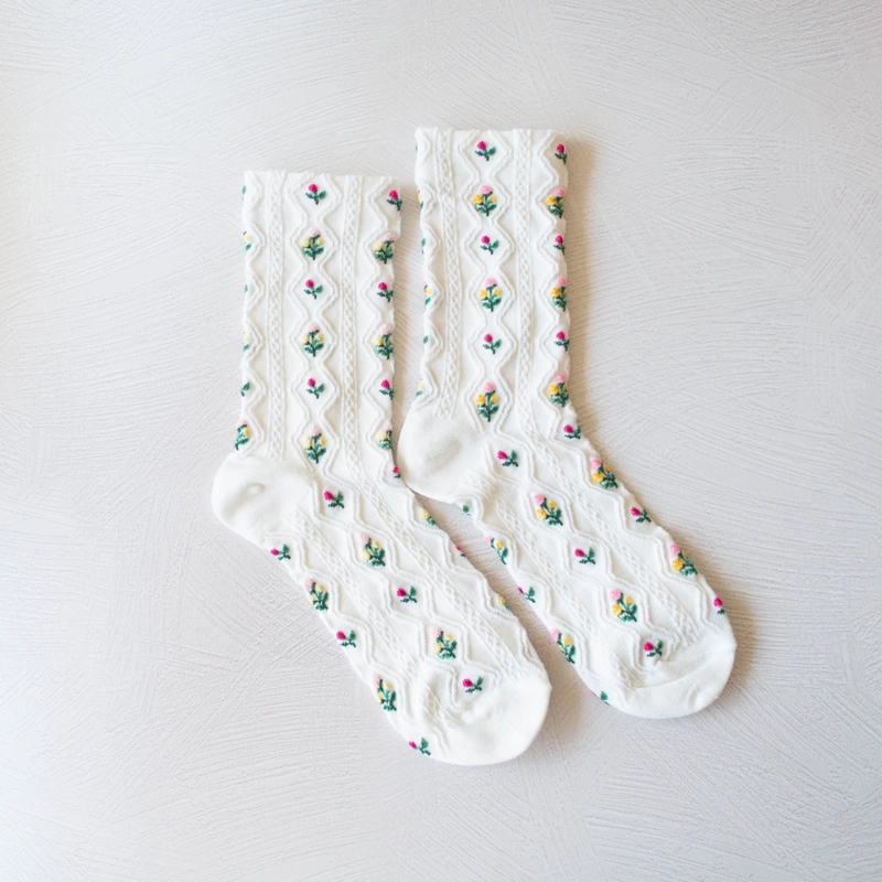 Romantic Floral Socks