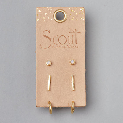 Scarlett Stud Trio