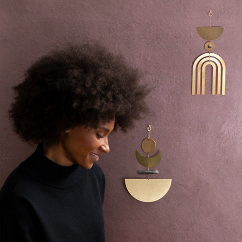 Supernova - Brass Wall Hanging